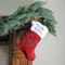 19" Embroidered "Nice Kitty" Christmas Stocking